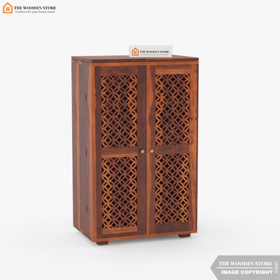 Daffy Bar Cabinet (Honey Finish)