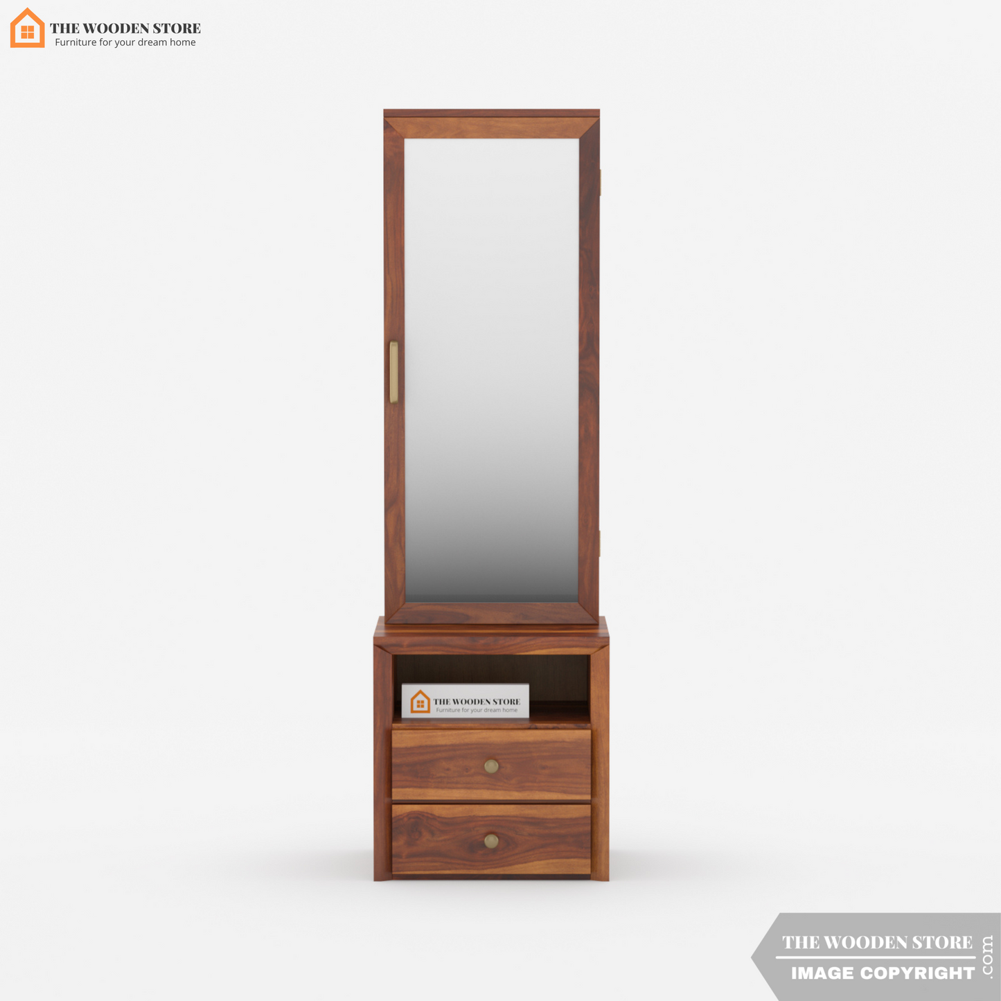 Caspian Dressing Table (Honey Finish)