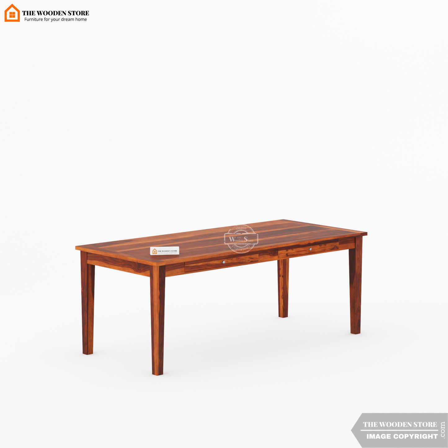 Velma 8 Seater Dining Set (Honey Finish)