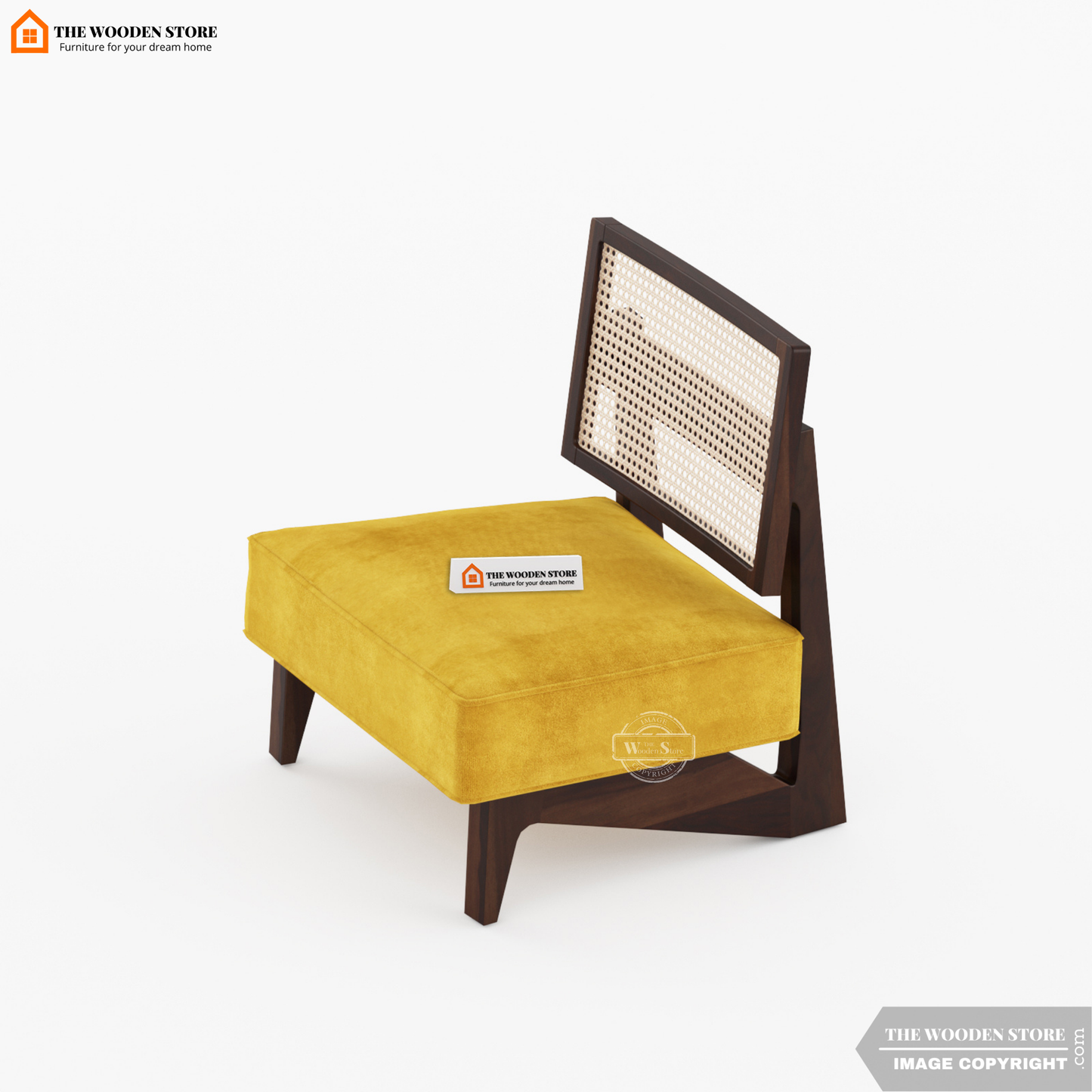 Liora Lounge Chair (Orange Gold)