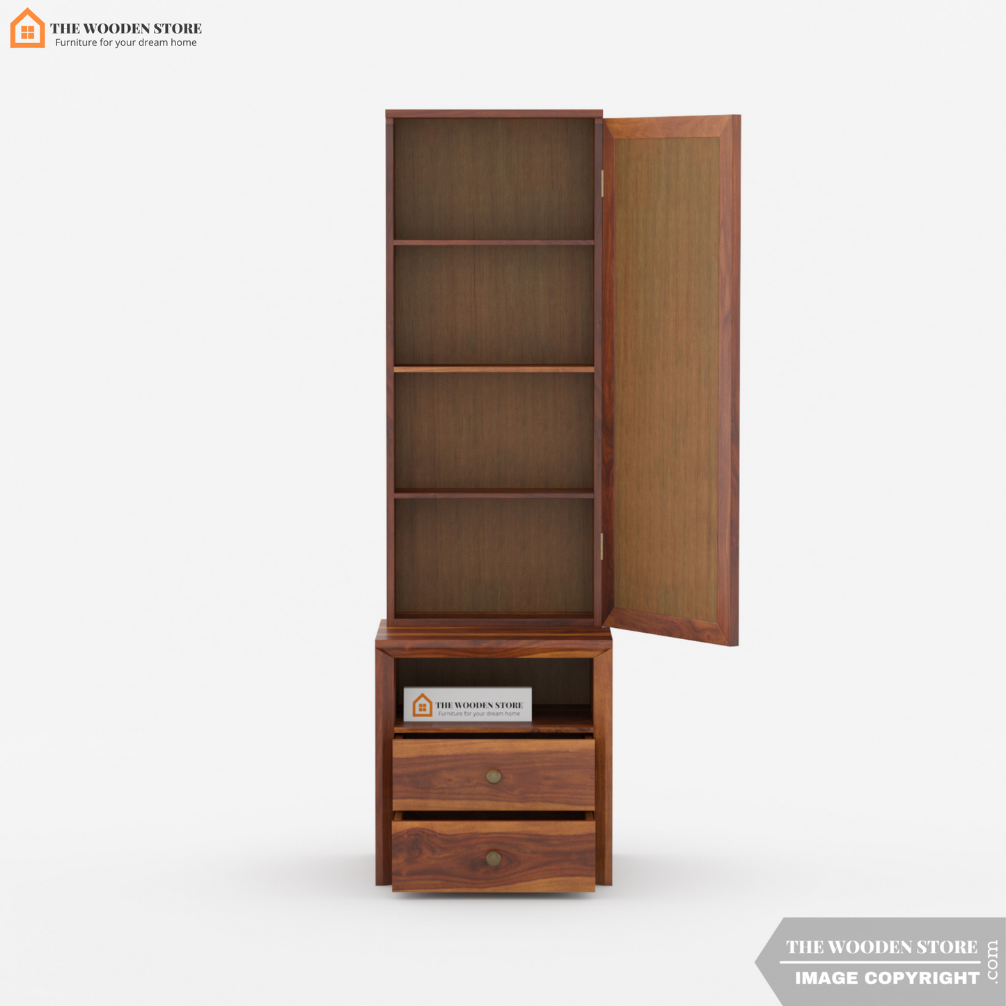 Caspian Dressing Table (Honey Finish)