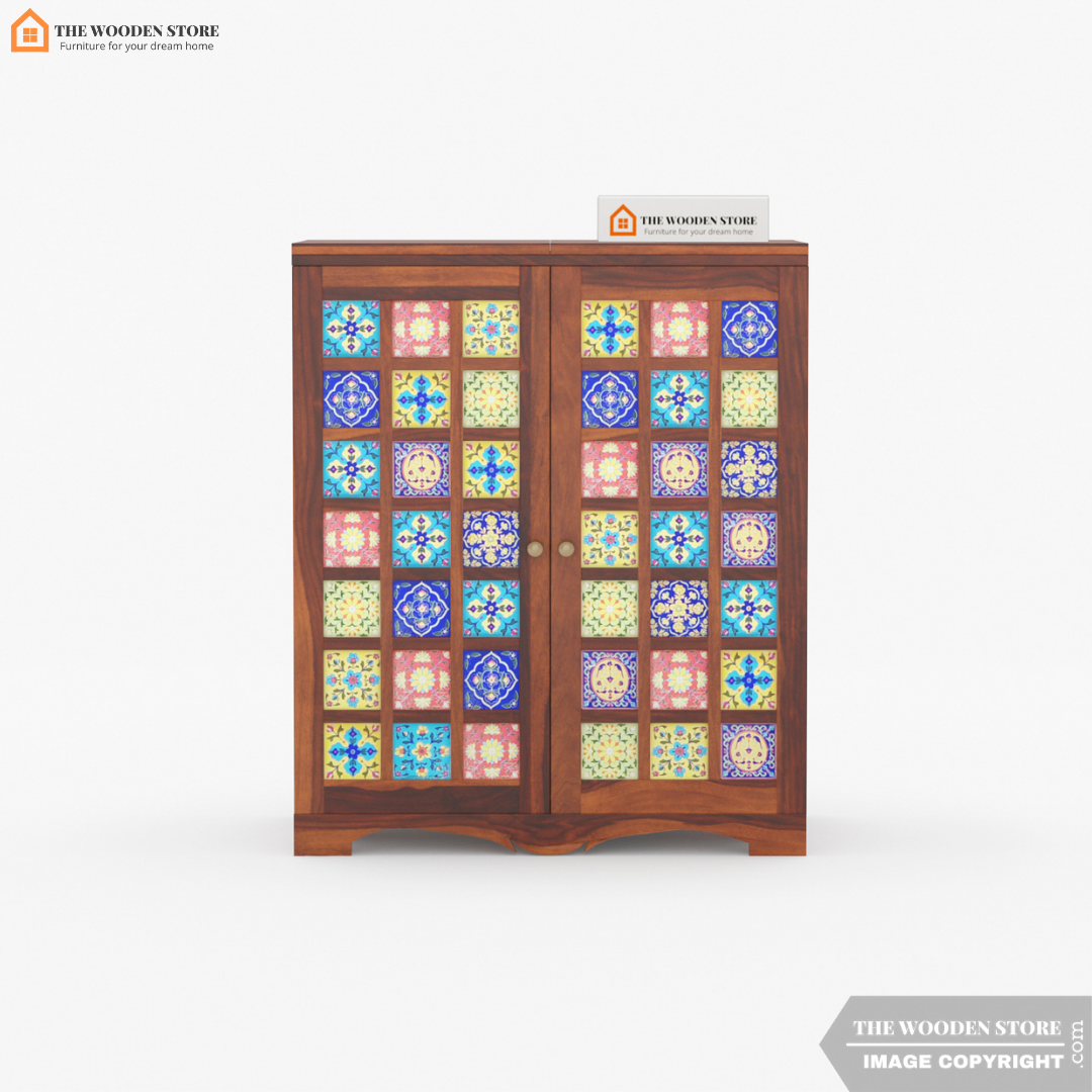 Bunny Bar Cabinet (Honey Finish)