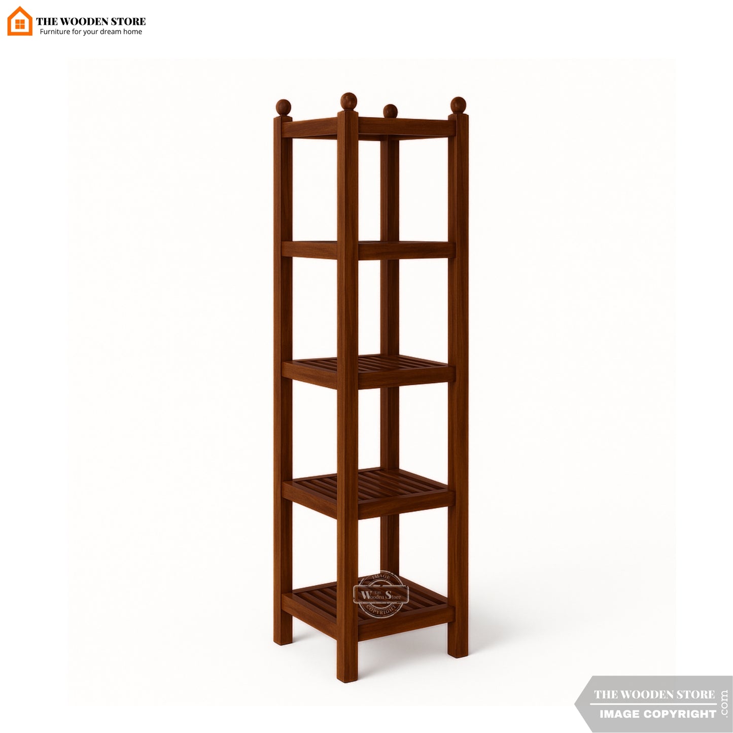 Pinnacle Bookshelf (Walnut Finish)