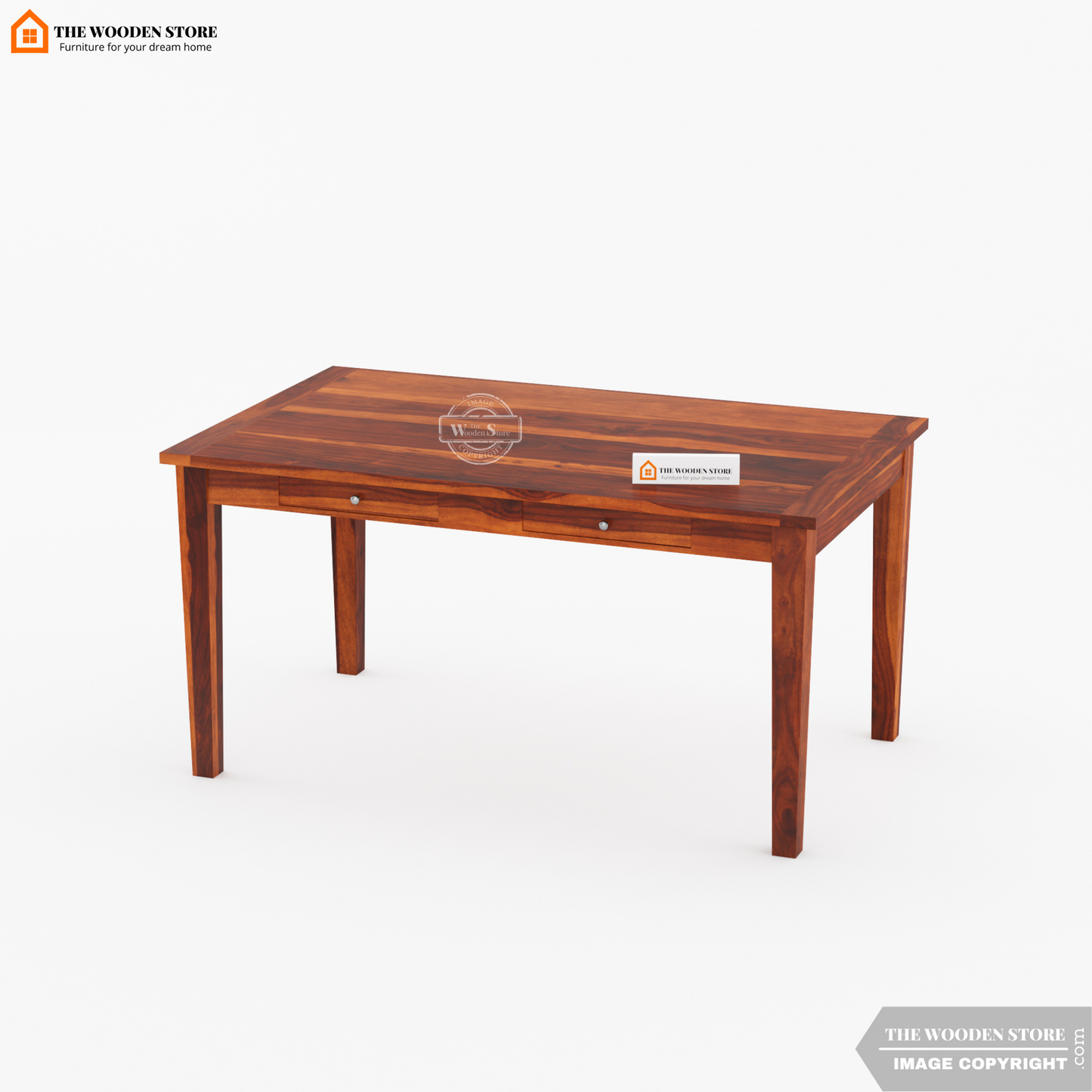 Velma 6 Seater Dining Set (Honey Finish)
