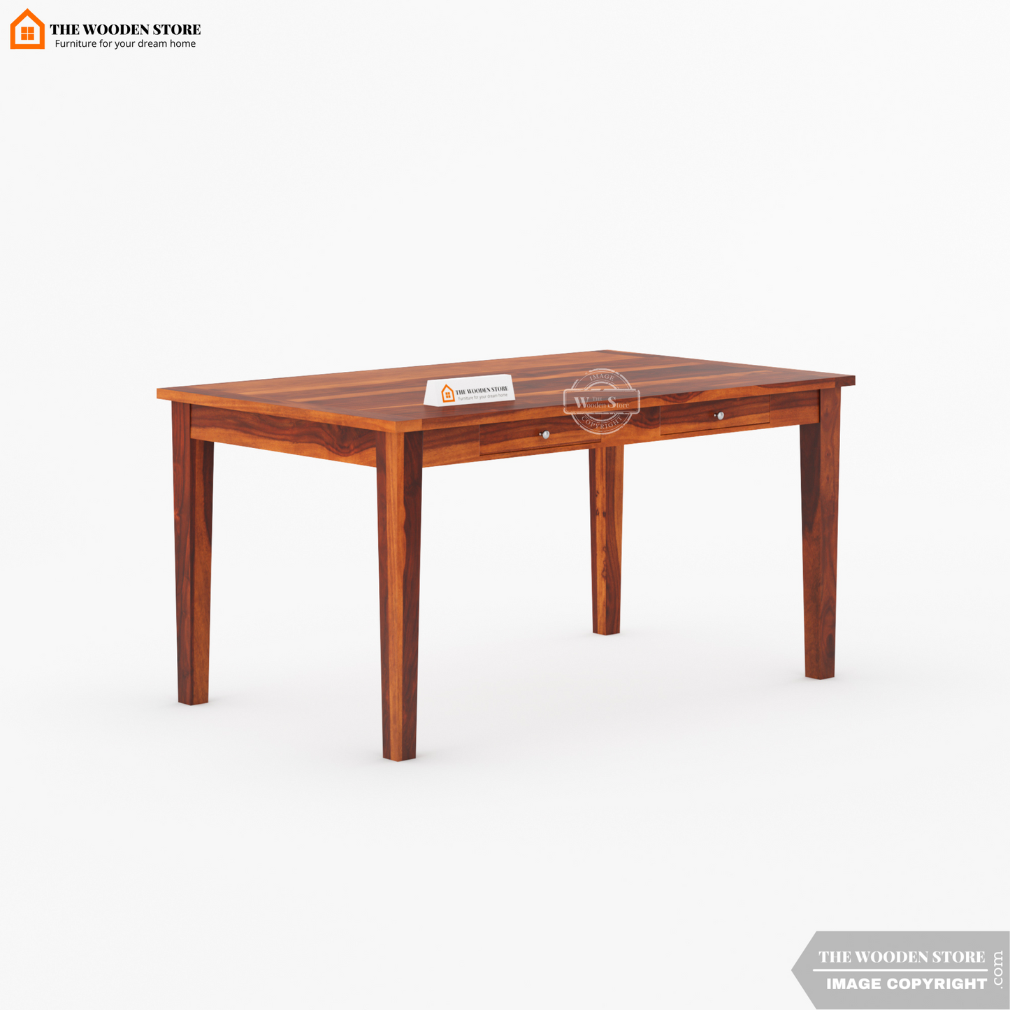 Velma 6 Seater Dining Set (Honey Finish)