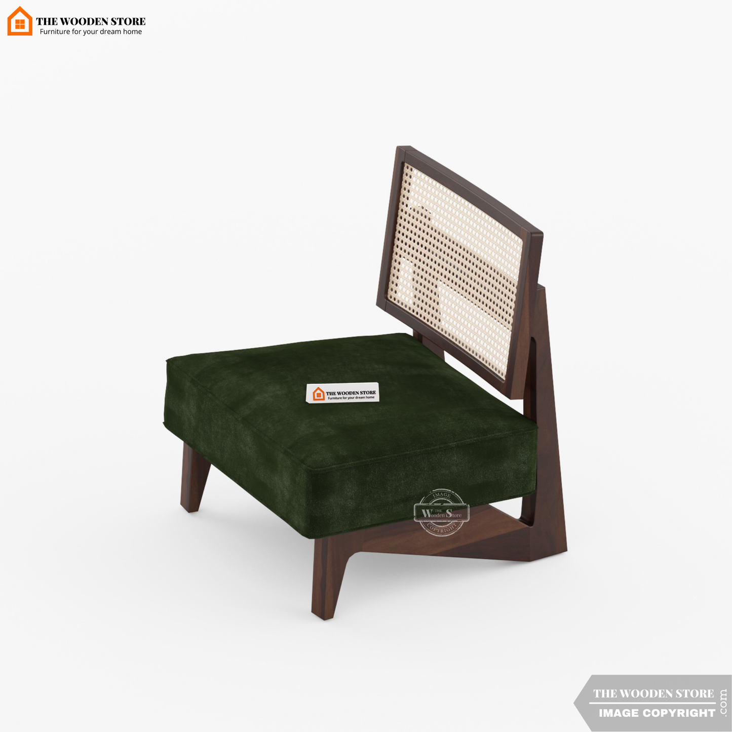 Liora Lounge Chair (Olive Green)