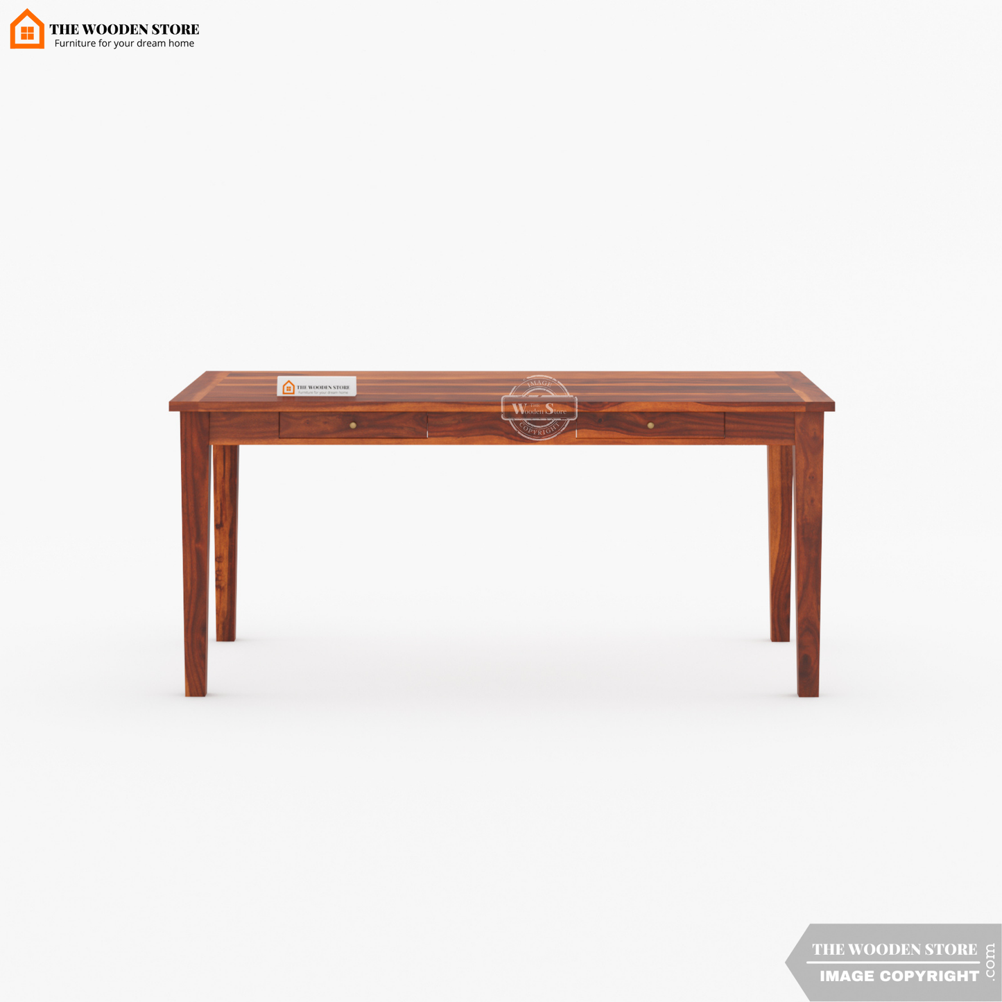 Folmar 6 Seater Dining Set (Honey Finish)