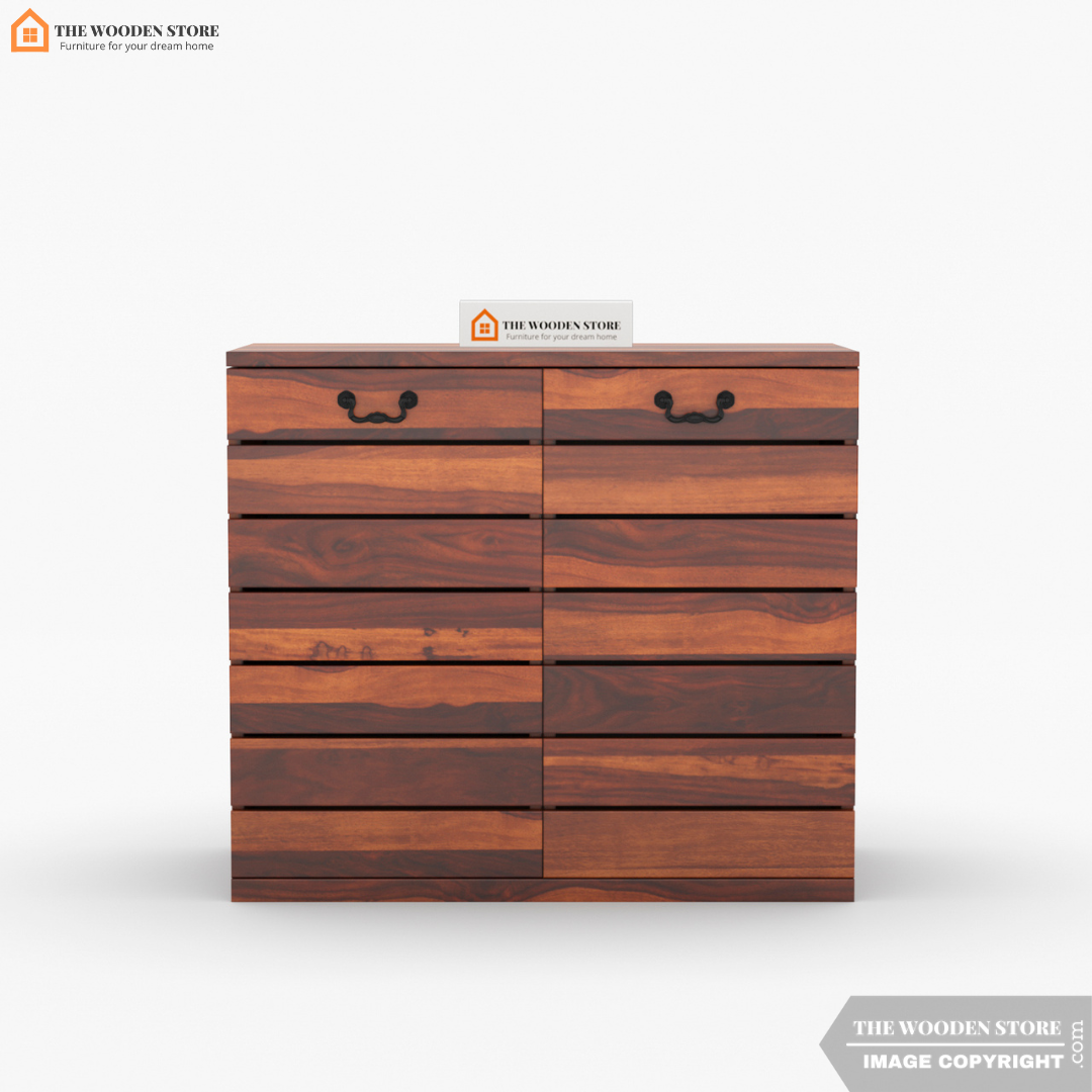 Abigail Bar Cabinet (Honey Finish)