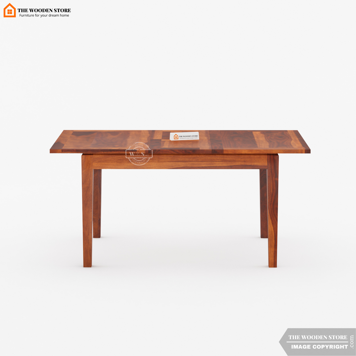 Marco Extendable 6 Seater Dining Set (Honey Finish)