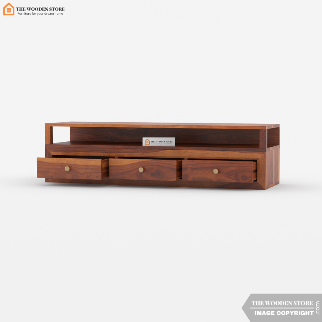 Carnival Tv Unit (Honey Finish)