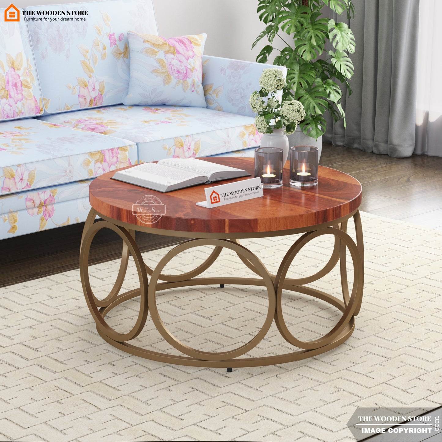 Hobbes Coffee Table (Honey Finish)
