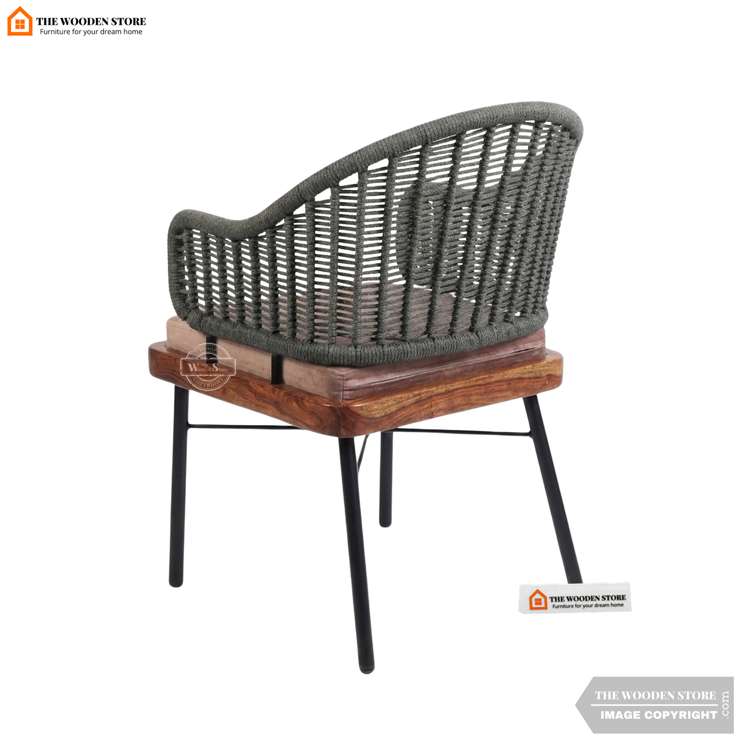 Riga Arm Dining Chair (Honey Finish)