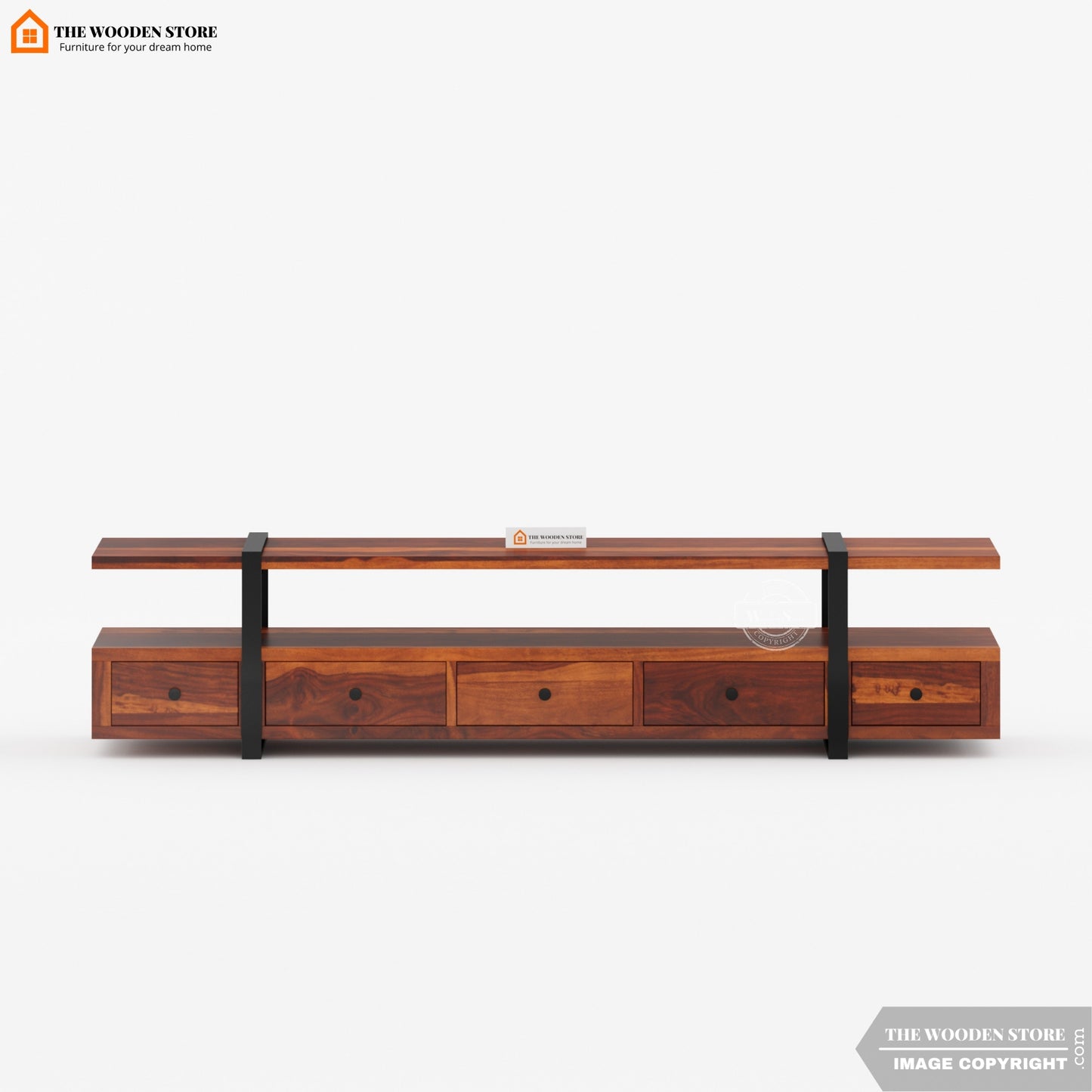 Stannis Tv Unit (Honey Finish)