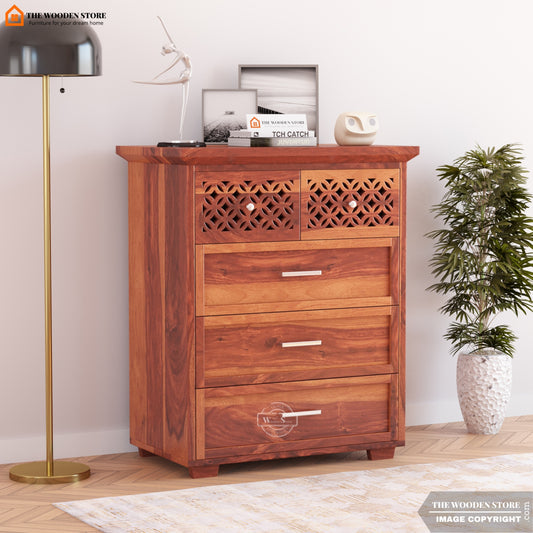 Daffy Chest of Drawer (Honey Finish)