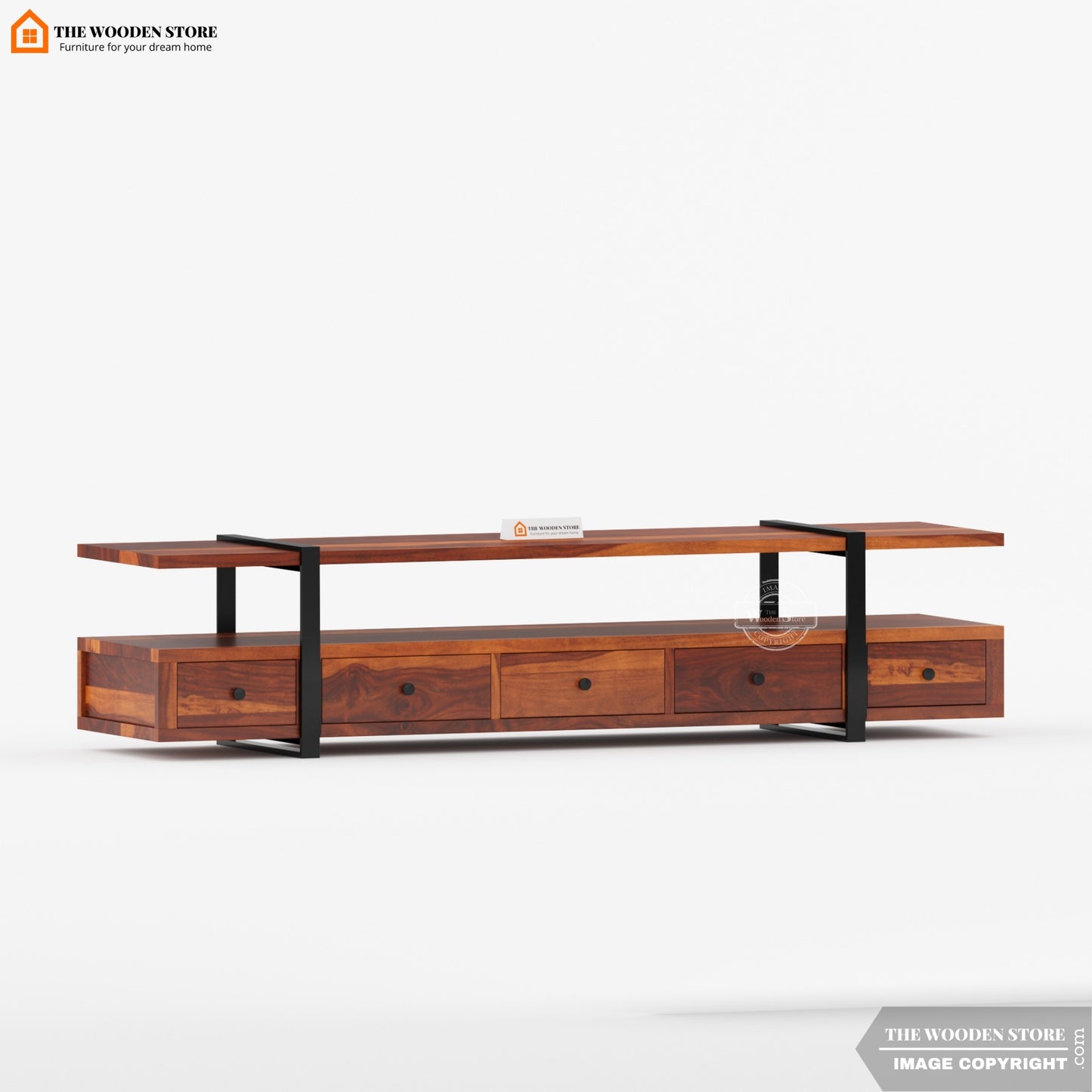 Stannis Tv Unit (Honey Finish)