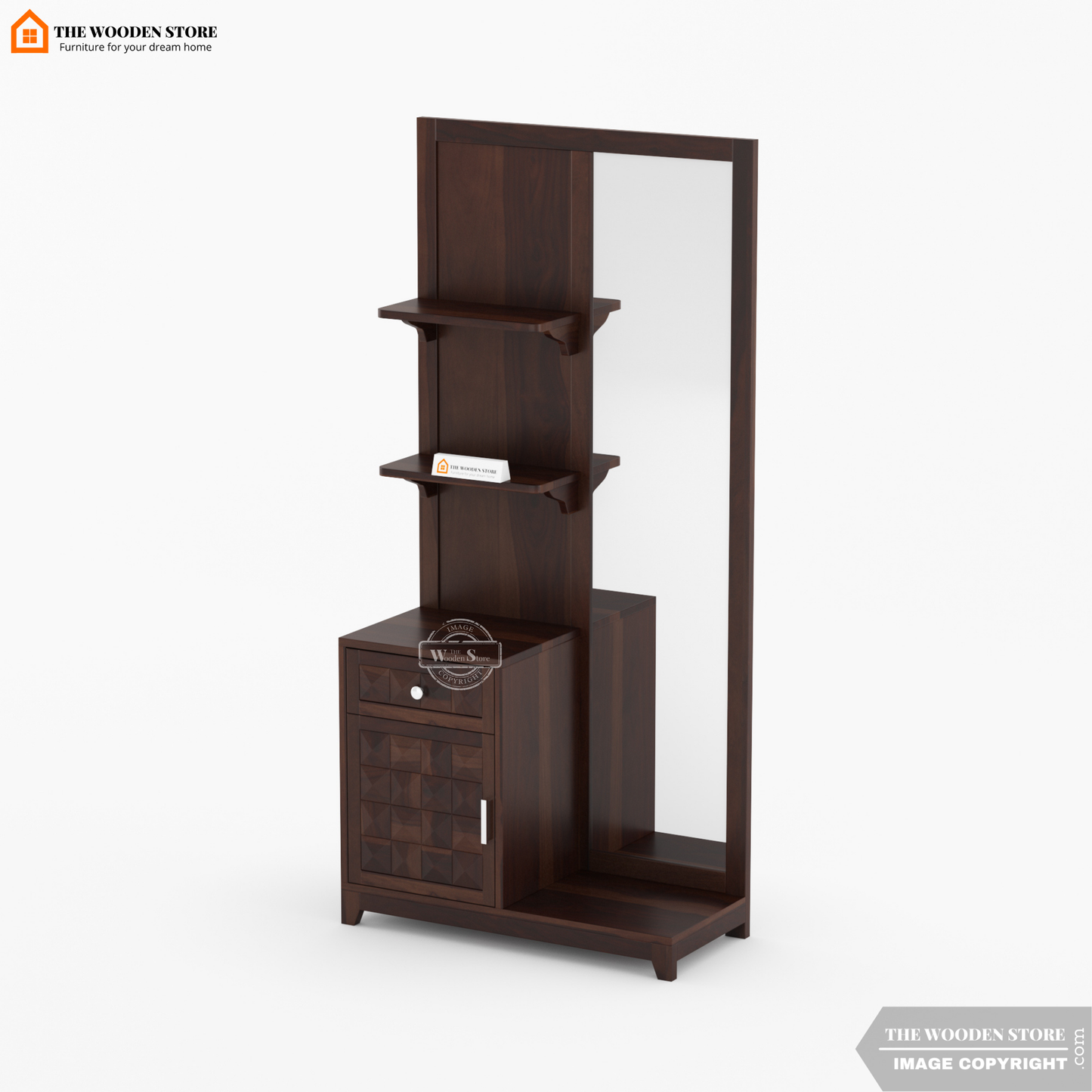 Morris Dressing Table (Walnut Finish)