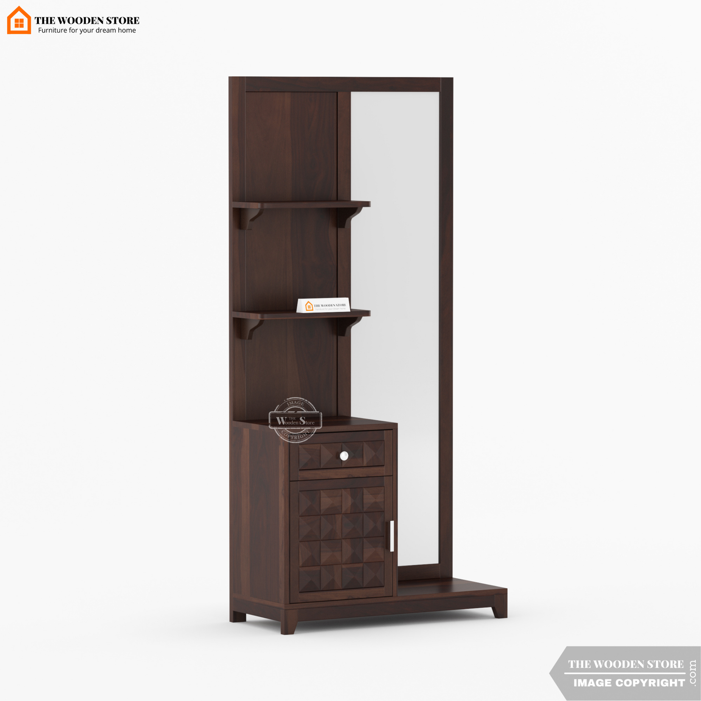 Morris Dressing Table (Walnut Finish)