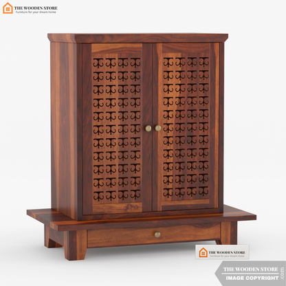 Bhagavanti Home Temple (Honey Finish)