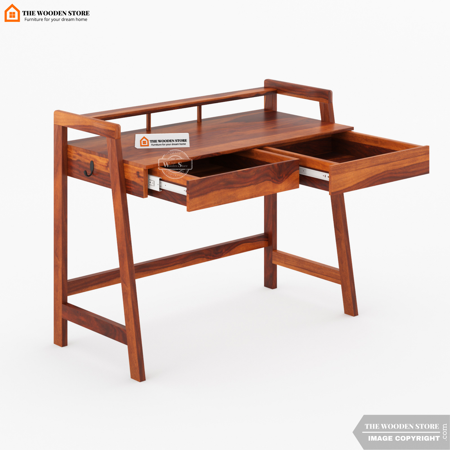 Ohana Study Table (Honey Finish)
