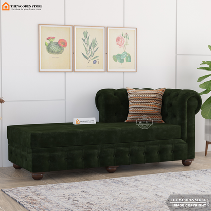 Ronin Chaise Lounge (Olive Green)