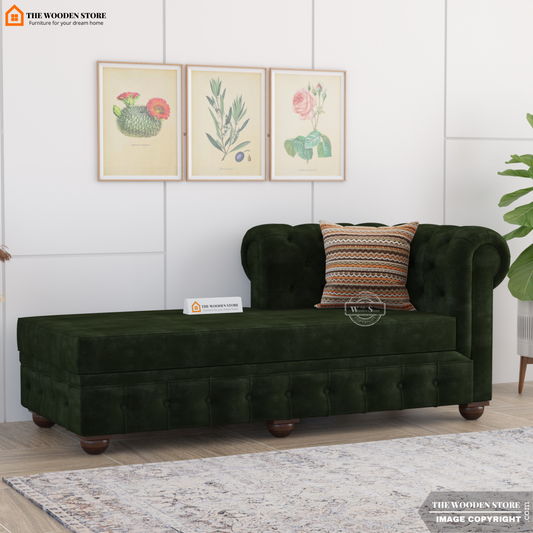 Ronin Chaise Lounge (Olive Green)