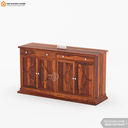 Coulter Cabinets and Sideboard (Honey Finish)