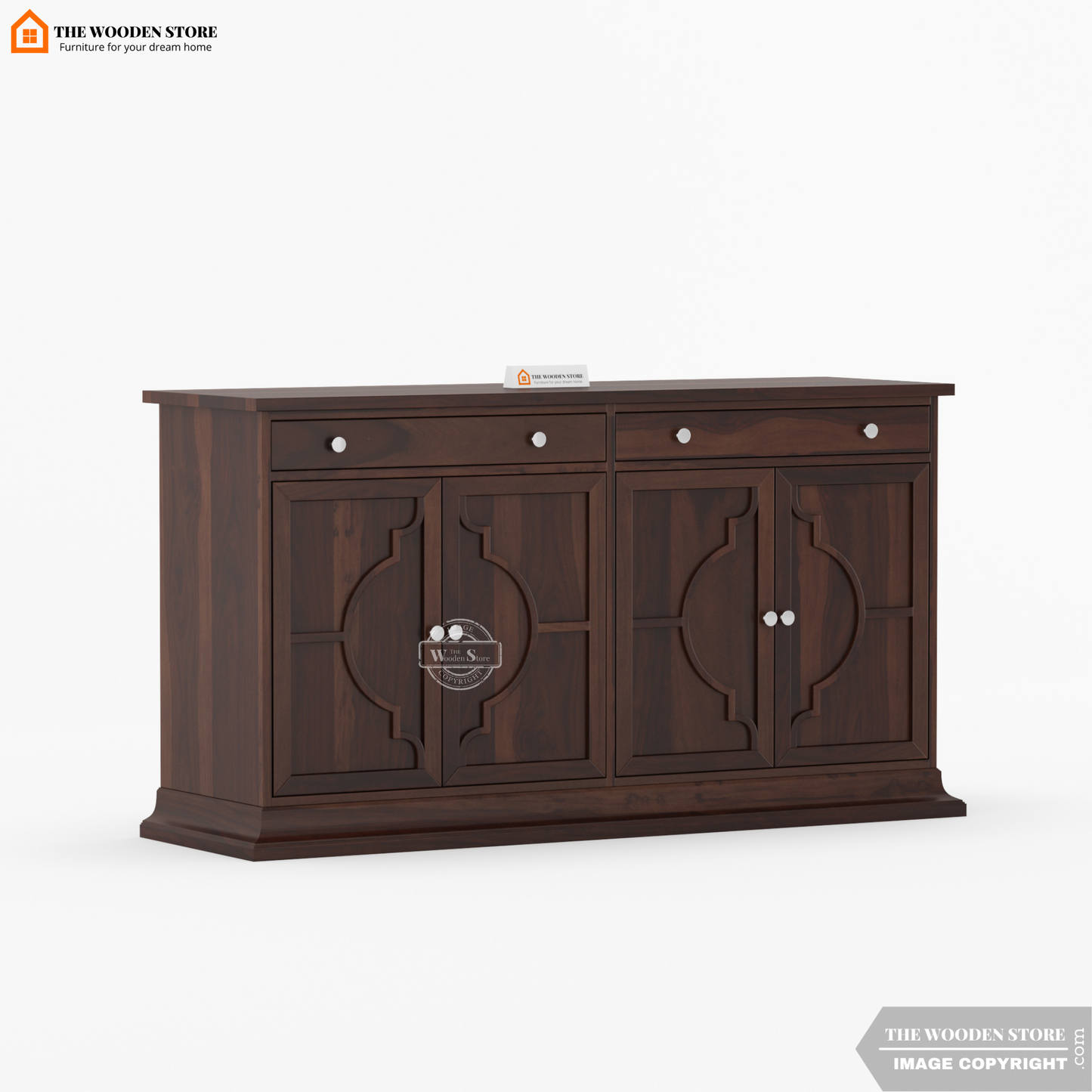 Coulter Cabinets and Sideboard (Walnut Finish)