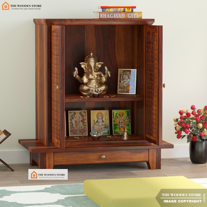 Bhagavanti Home Temple (Honey Finish)