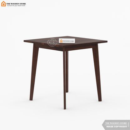 Sharon 2 Seater Dining Set (Walnut Finish)