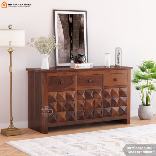 Morris Cabinet and Sideboard (Walnut Finish)