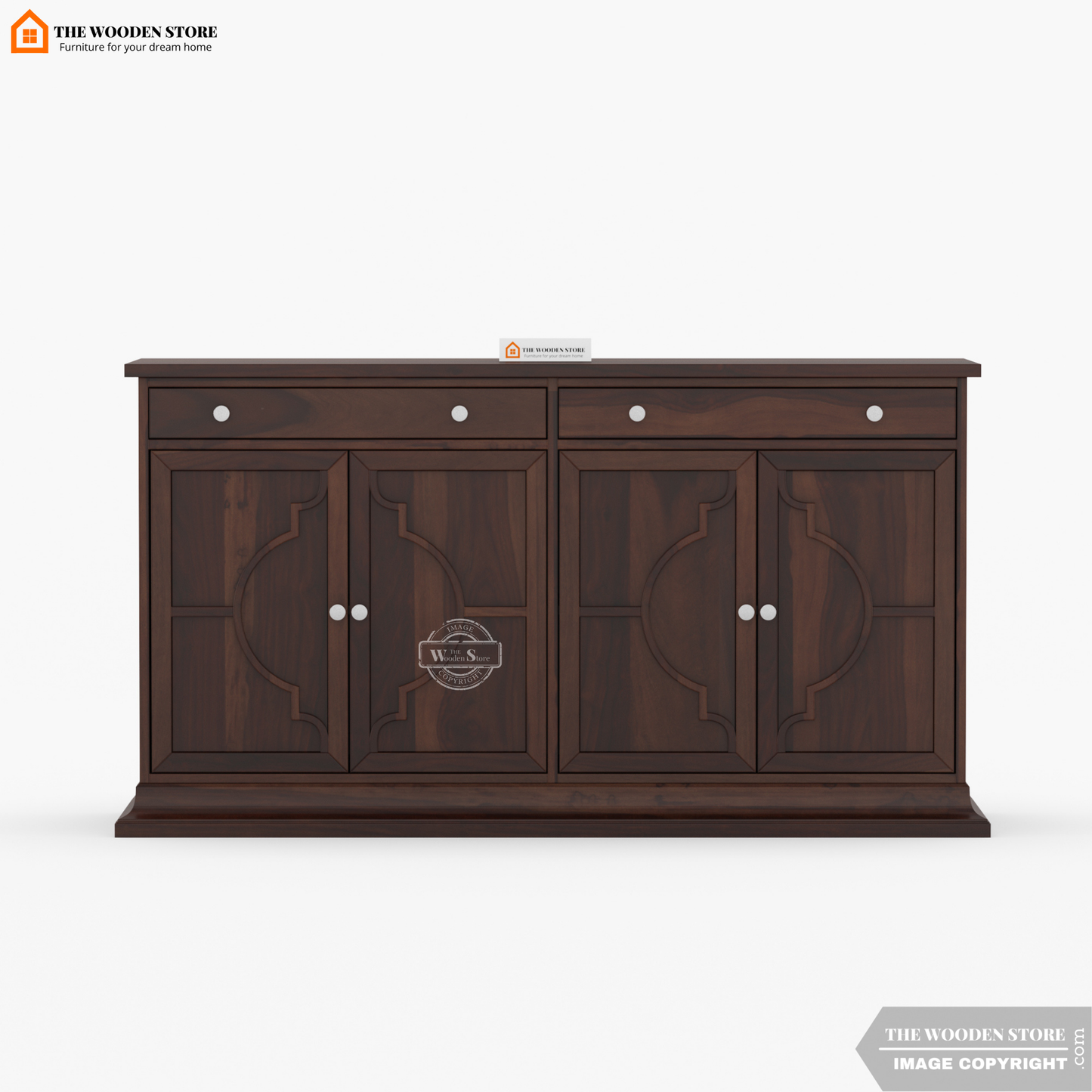 Coulter Cabinets and Sideboard (Walnut Finish)