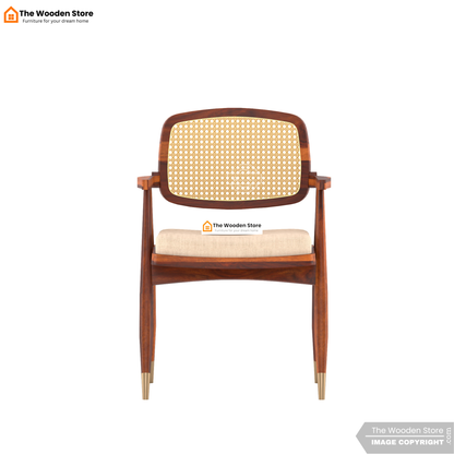 Deral 6 Seater Dining Table Set (Honey Finish)