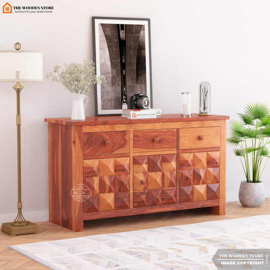 Morris Cabinet and Sideboard (Honey Finish)