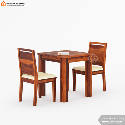 Oswald 2 Seater Dining Set (Honey Finish)