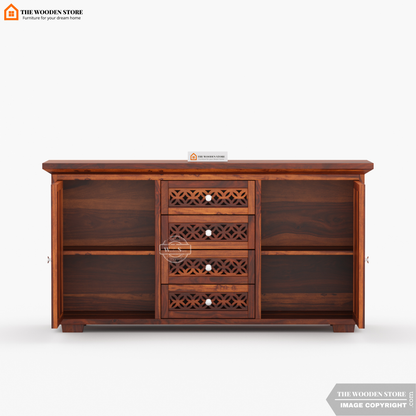 Daffy Cabinets and Sideboard (Honey Finish)