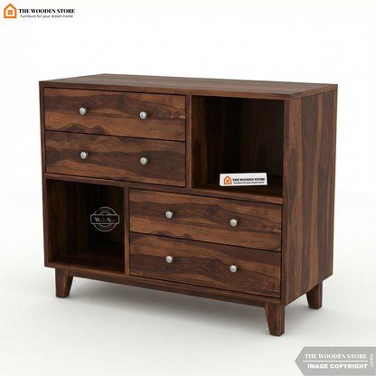Eller Chest Of Drawers (Walnut Finish)