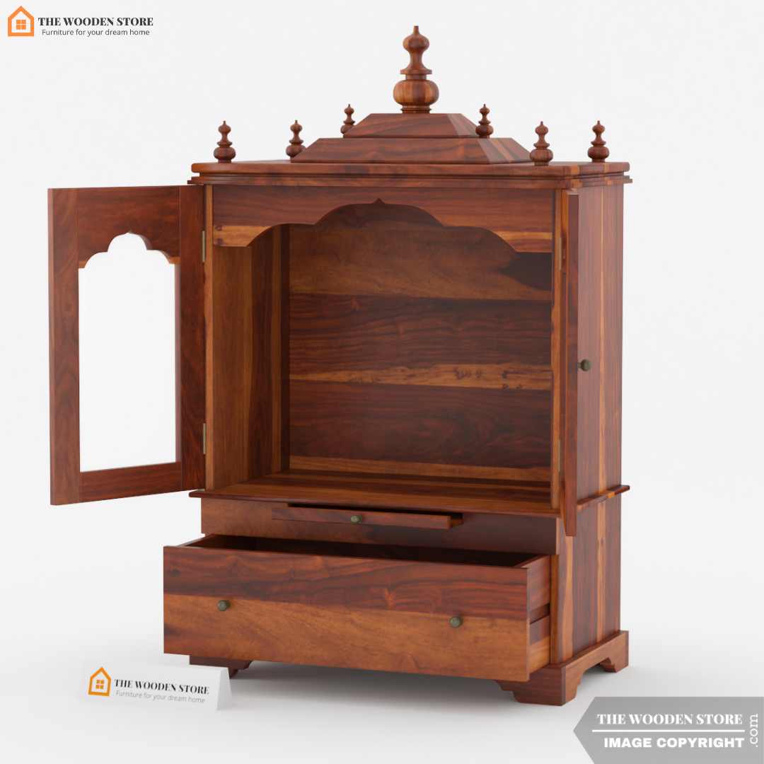 Riddhi Home Temple (Honey Finish)