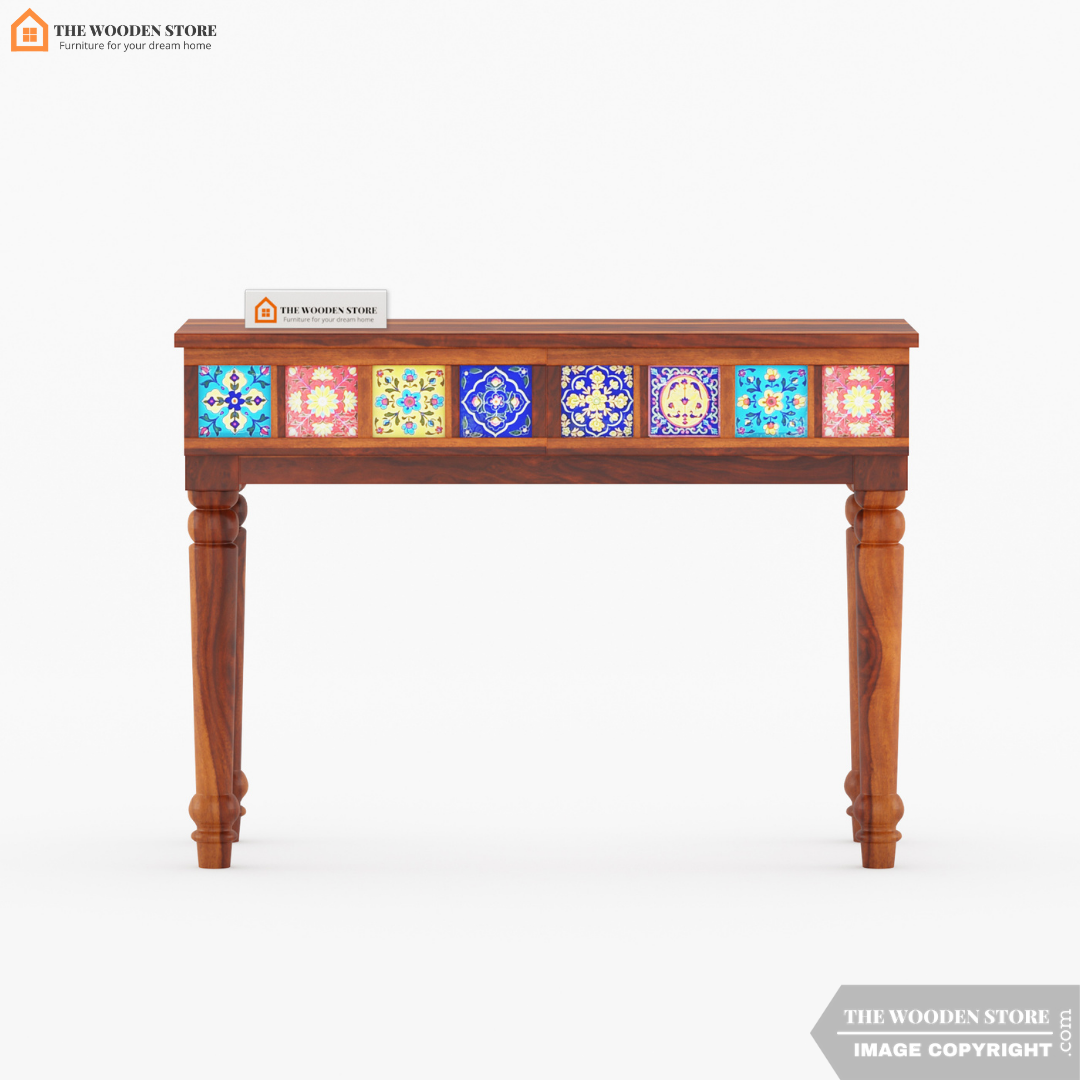 Bunny Console Table (Honey Finish)