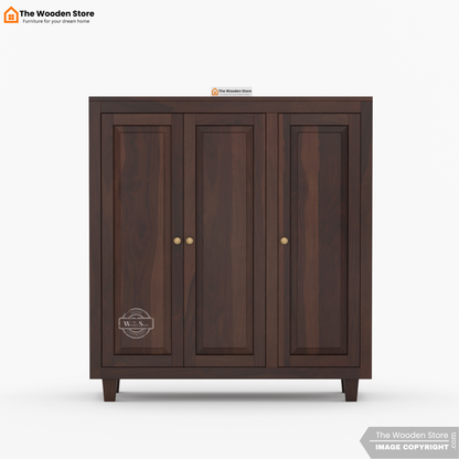 Elden Shoe Cabinet (Walnut Finish)