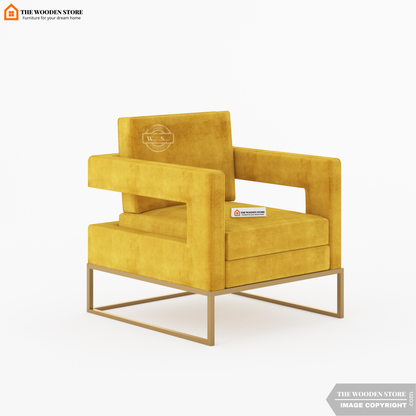 Verve Arm Chair (Orange Gold)