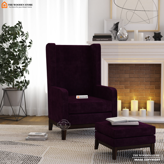 Joe Lounge Chair (Wine Berry)