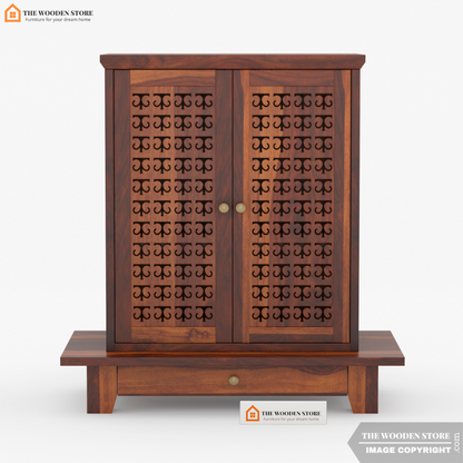 Bhagavanti Home Temple (Honey Finish)