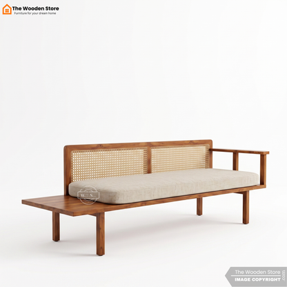 Aurelian Bench With Back Rest (Honey Finish)