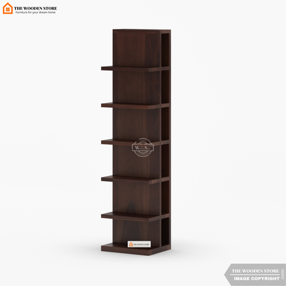 Shelfie Magazine Rack (Walnut Finish)