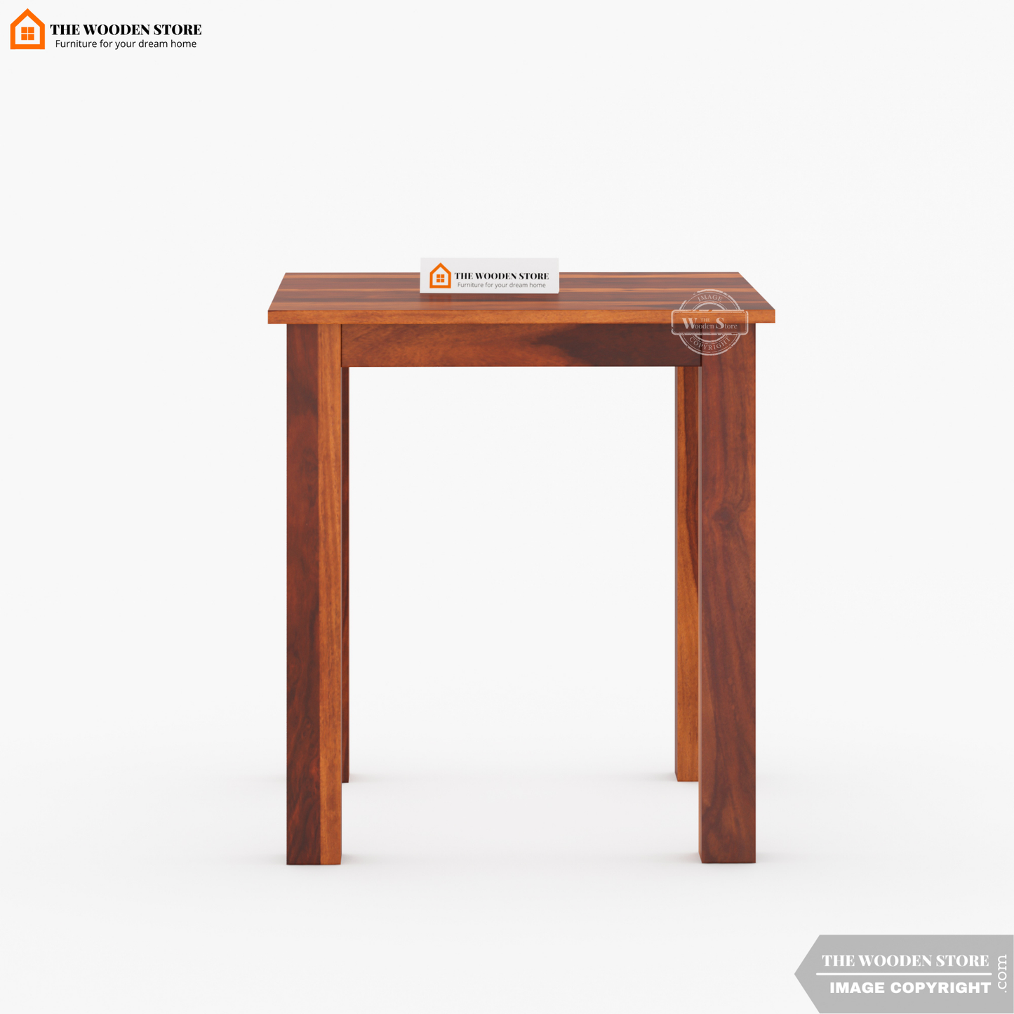 Tobey 2 Seater Dining Set (Honey Finish)