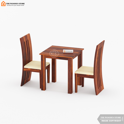 Tobey 2 Seater Dining Set (Honey Finish)