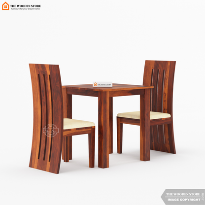 Tobey 2 Seater Dining Set (Honey Finish)