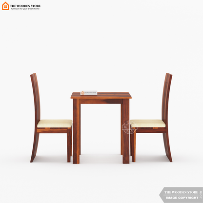 Tobey 2 Seater Dining Set (Honey Finish)