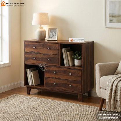 Eller Chest Of Drawers (Walnut Finish)