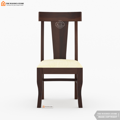 Velma 6 Seater Extendable Dining Set (Walnut Finish)